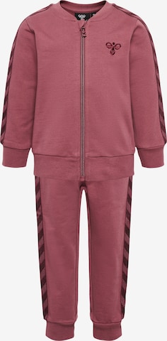 Hummel Sports Suit in Pink: front