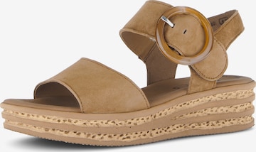 GABOR Sandals in Brown: front