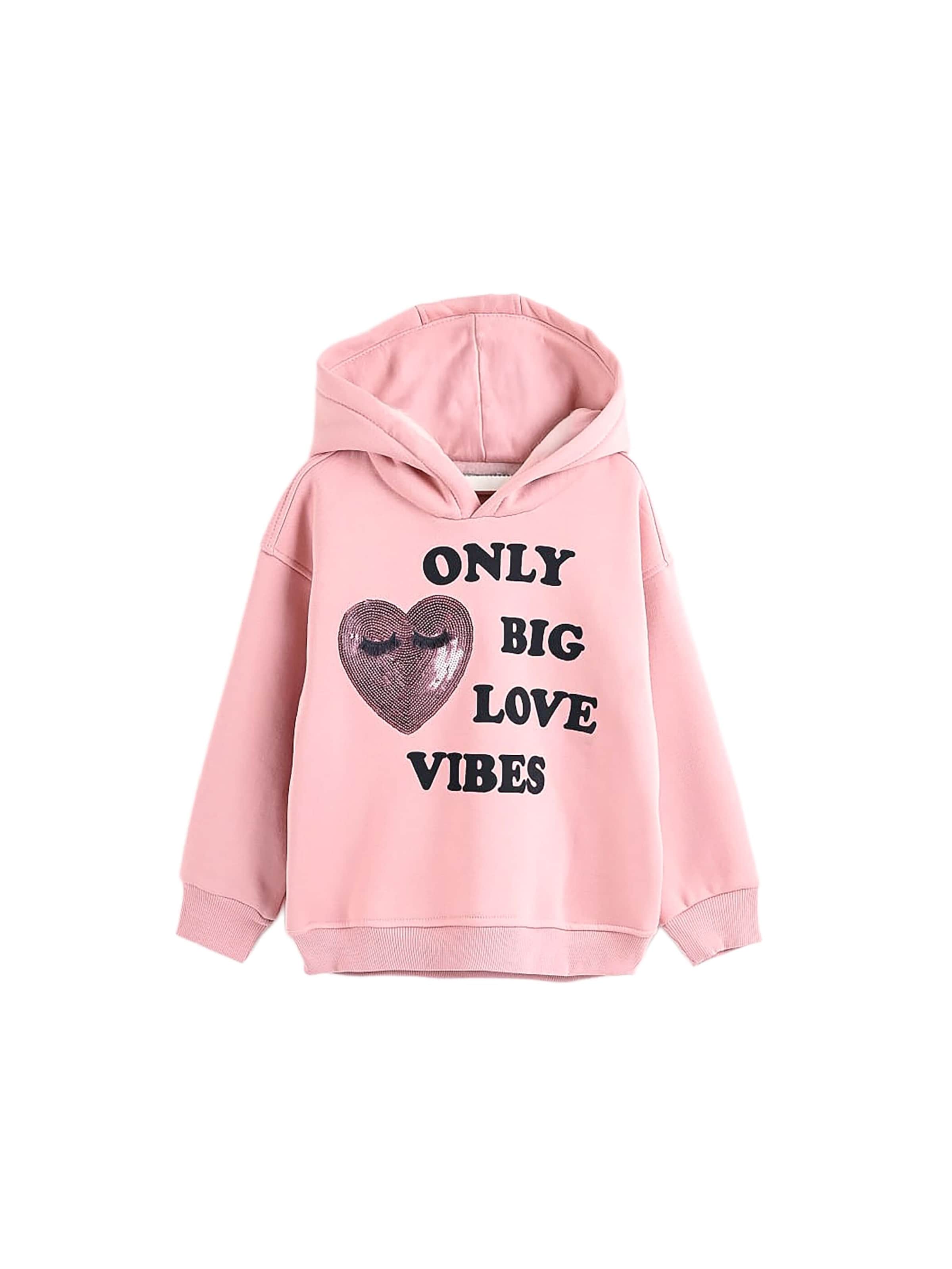 Sweat-shirt Solang en rose : devant