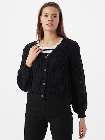 Moves Knit Cardigan in Black: front