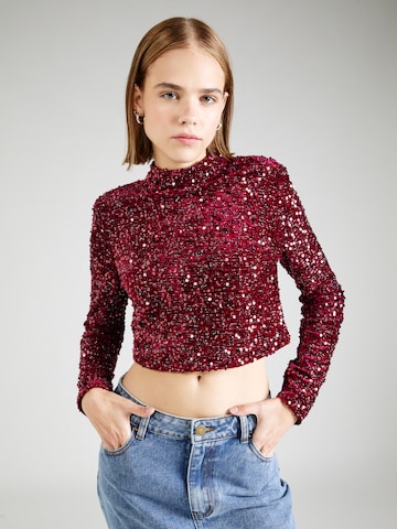 GLAMOROUS Shirt in Rood: voorkant