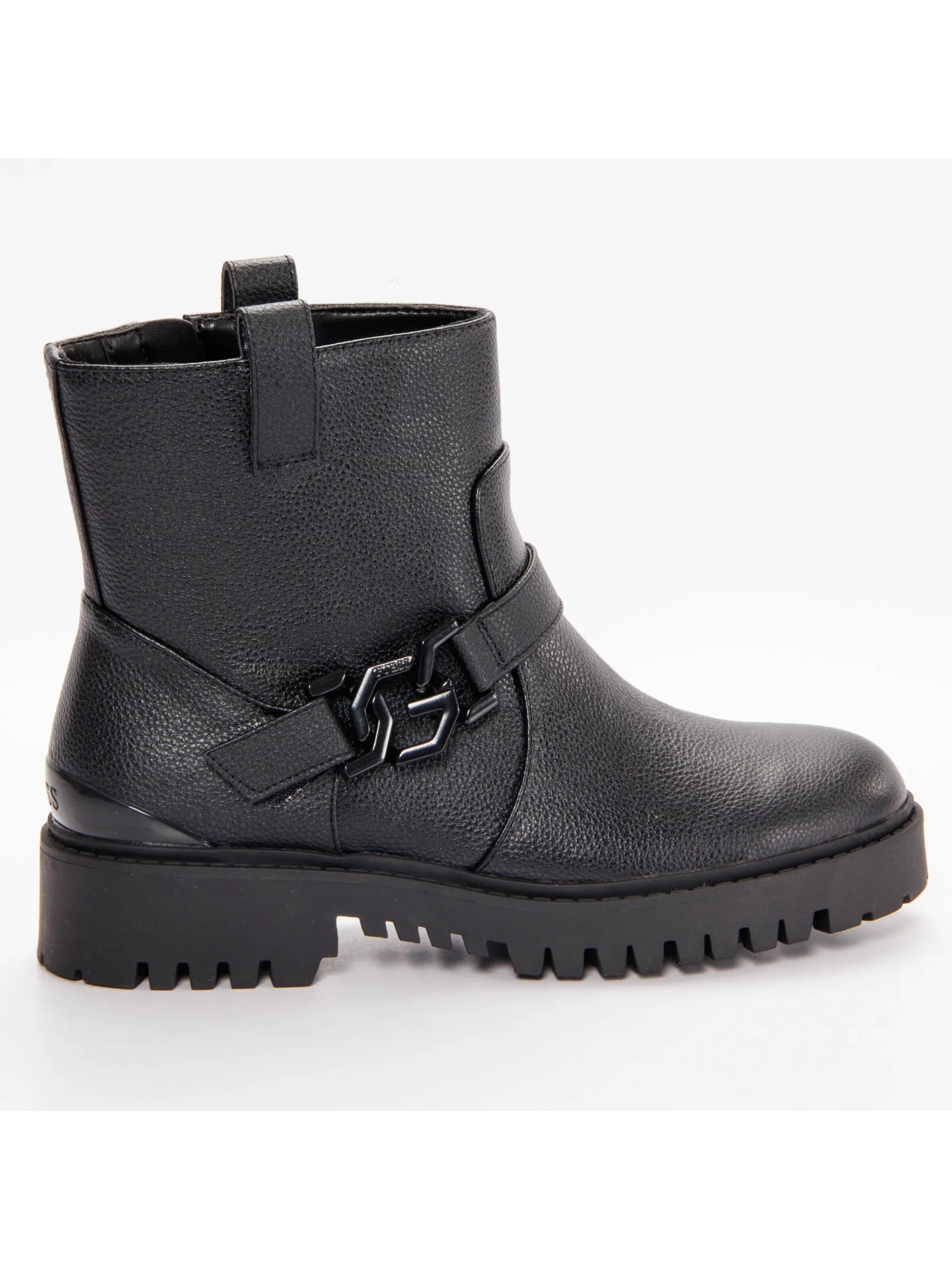 GUESS - Botas 'Classic logo metal' en negro: frente