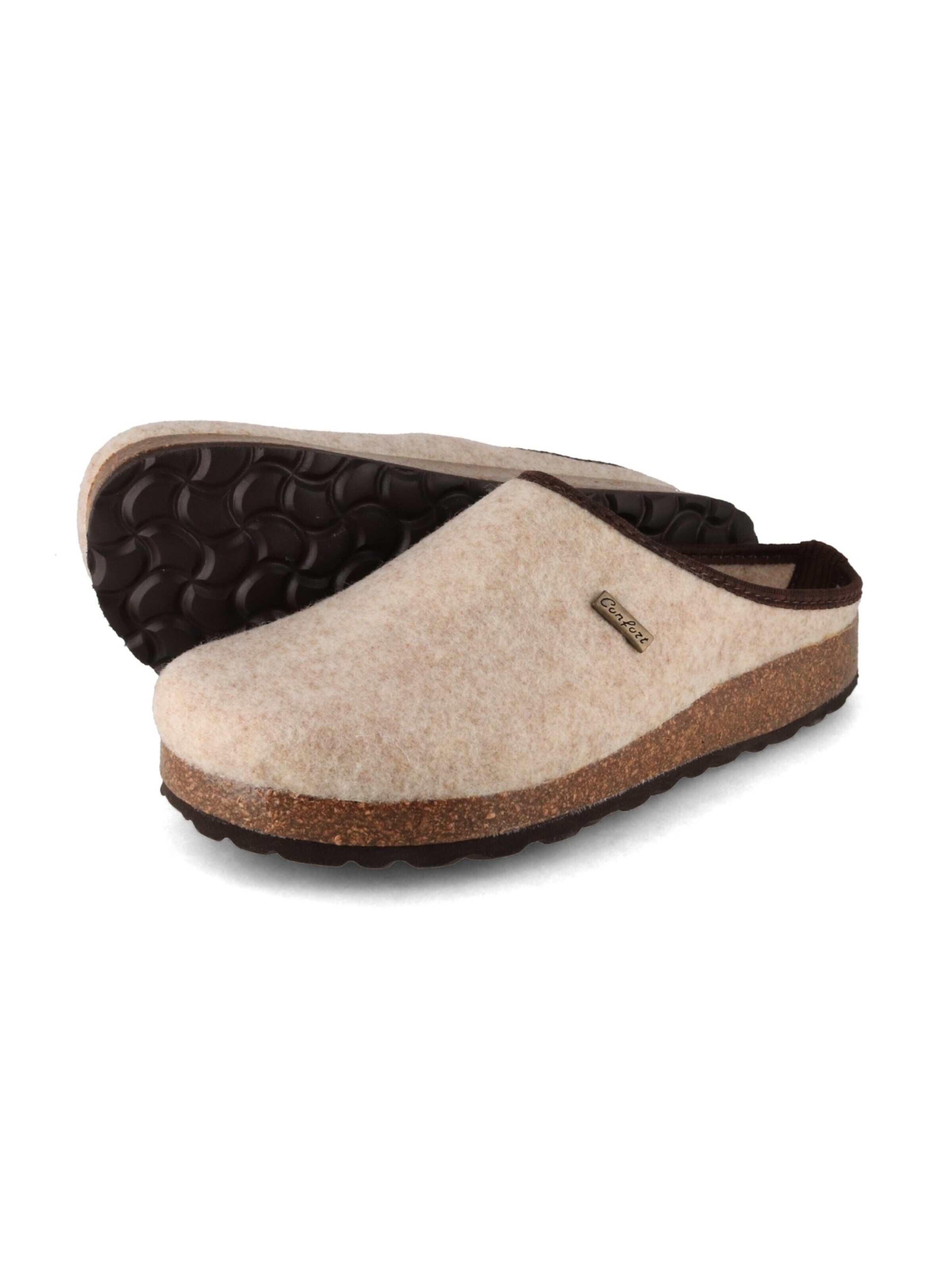 Tuffeln Slipper 'Komfort' in Beige
