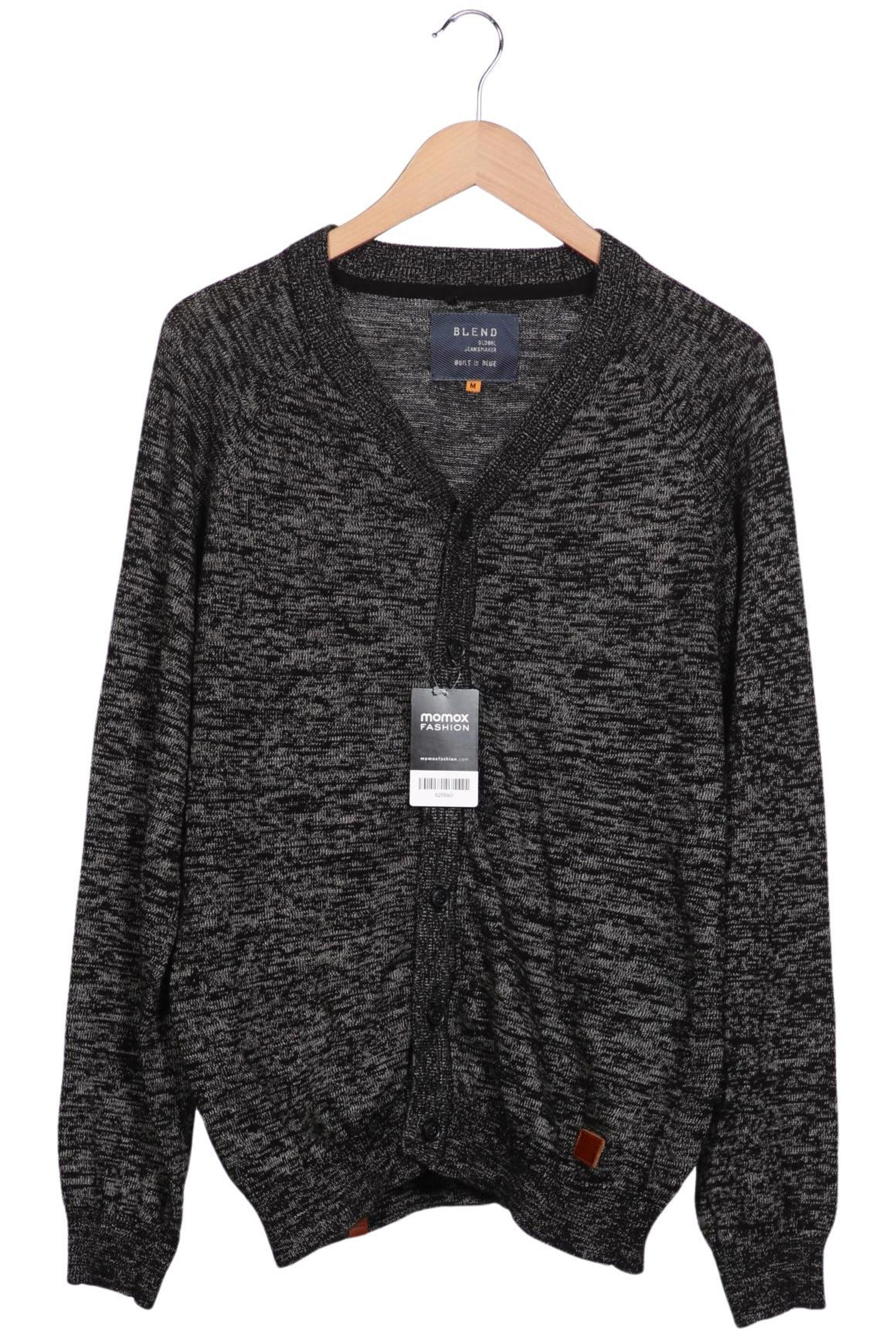 BLEND Strickjacke M in Grau: Vorderseite