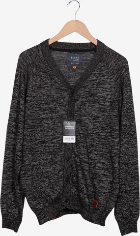 BLEND Strickjacke M in Grau: Vorderseite
