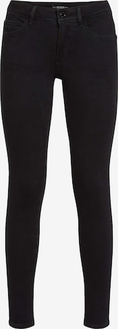 GUESS Skinny Jeans 'Curve X' in Zwart: voorkant