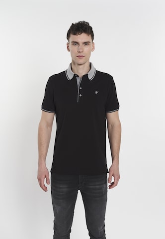 T-Shirt 'Vasilis' DENIM CULTURE en noir : devant