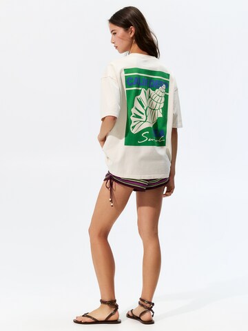 Pull&Bear Tričko - Béžová