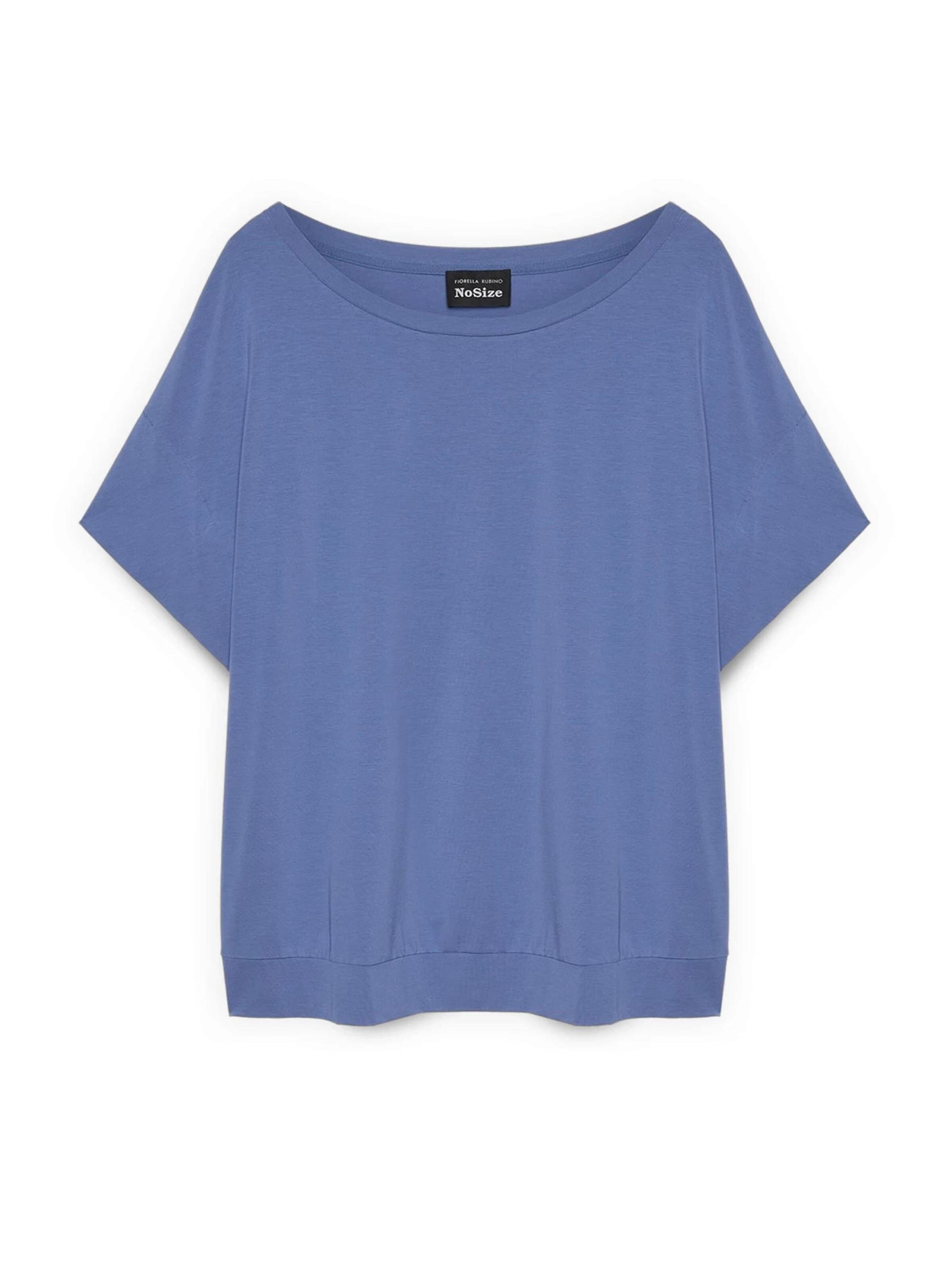 Maglietta di Fiorella Rubino in blu: frontale