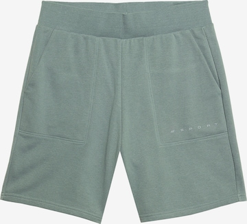 Regular Pantaloni sport de la 4F pe verde: față