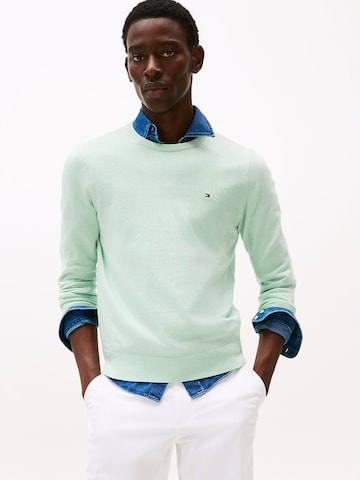 TOMMY HILFIGER Trui in Groen: voorkant