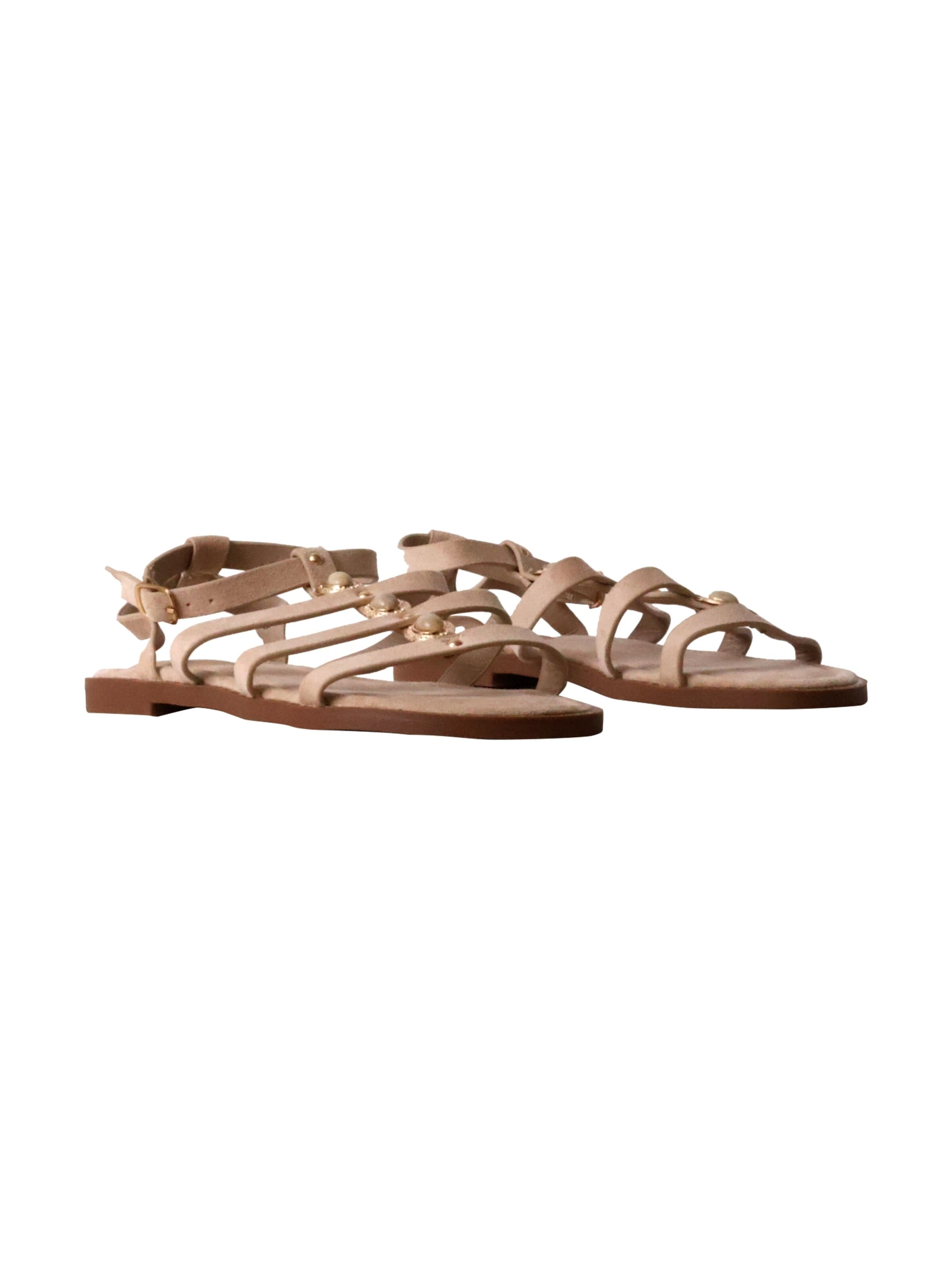 Sandalo 'Flache Riemchensandalen von Joalice' di Super Mode in verde