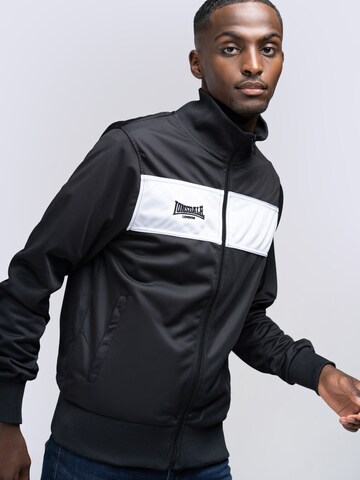 LONSDALE Sweatjacke 'Alnwick' in Schwarz