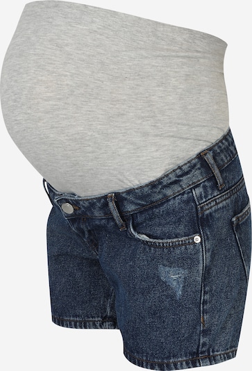 Only Maternity Jeans i blue denim / grå-meleret, Produktvisning
