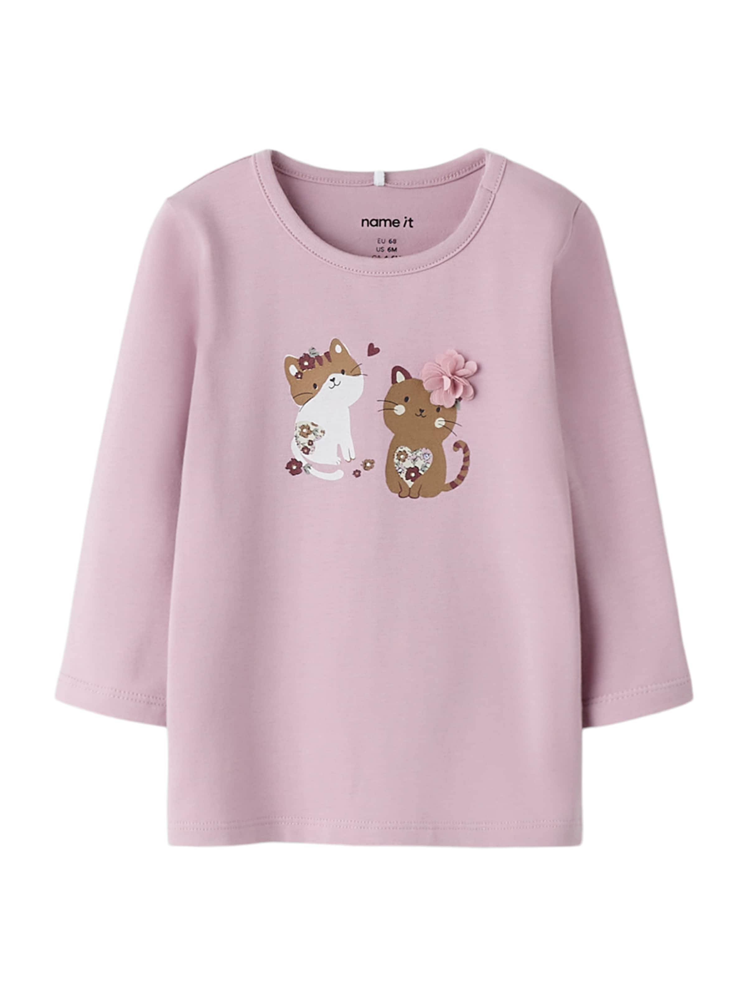 NAME IT - Camiseta 'NBFTANYA' en rosa: frente