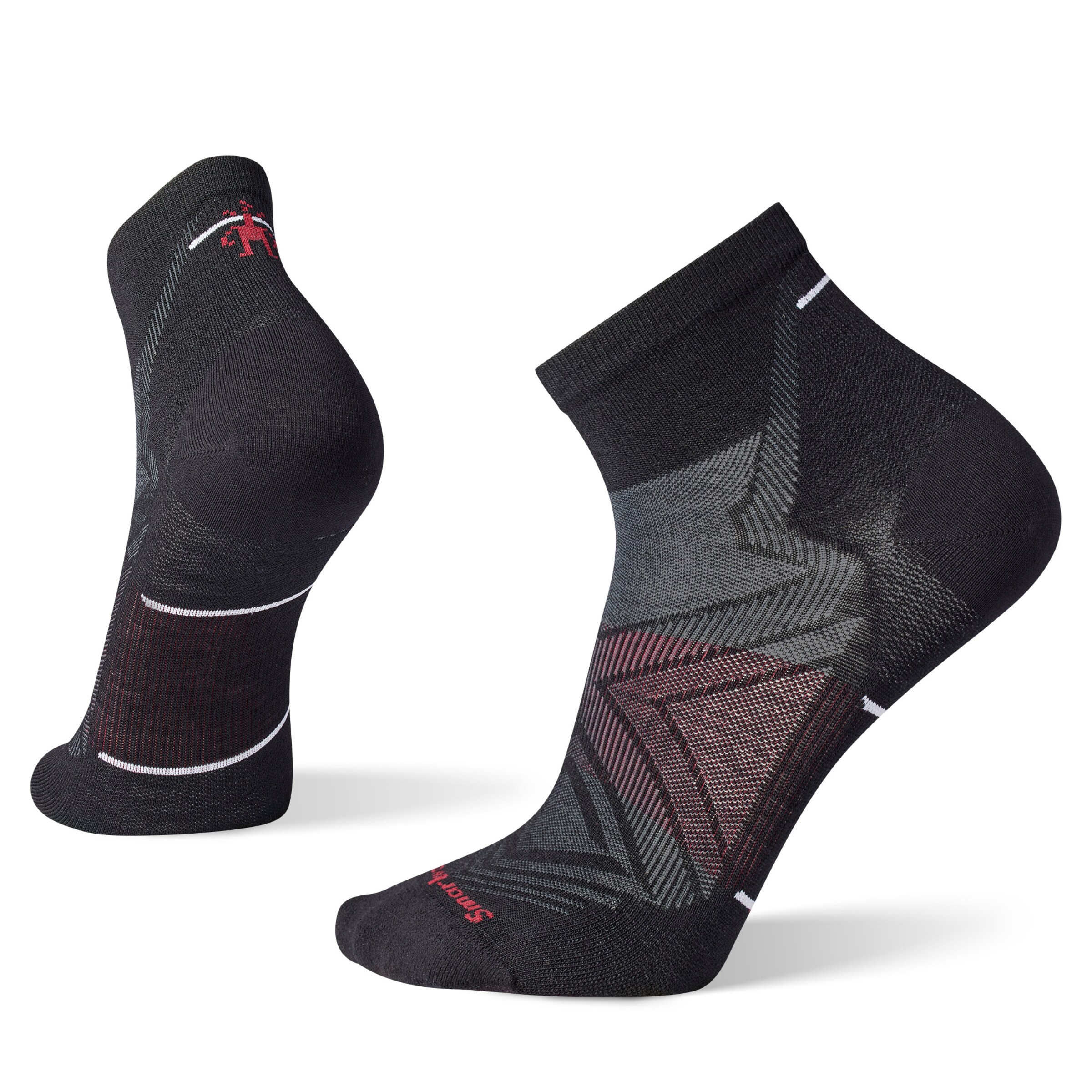 SMARTWOOL Športové ponožky 'Run Zero' - Čierna