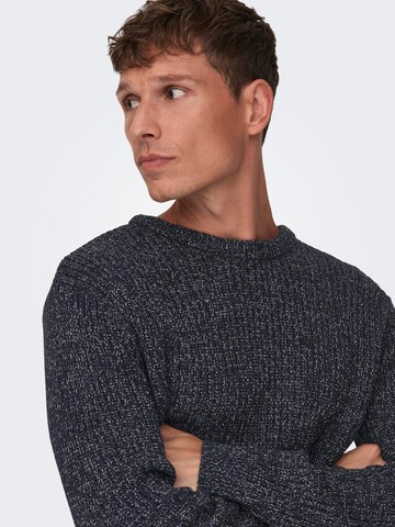 Only & Sons - Pullover 'MALAKI' em azul