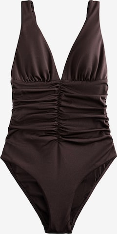 Triangle Maillot de bain Next en marron : devant