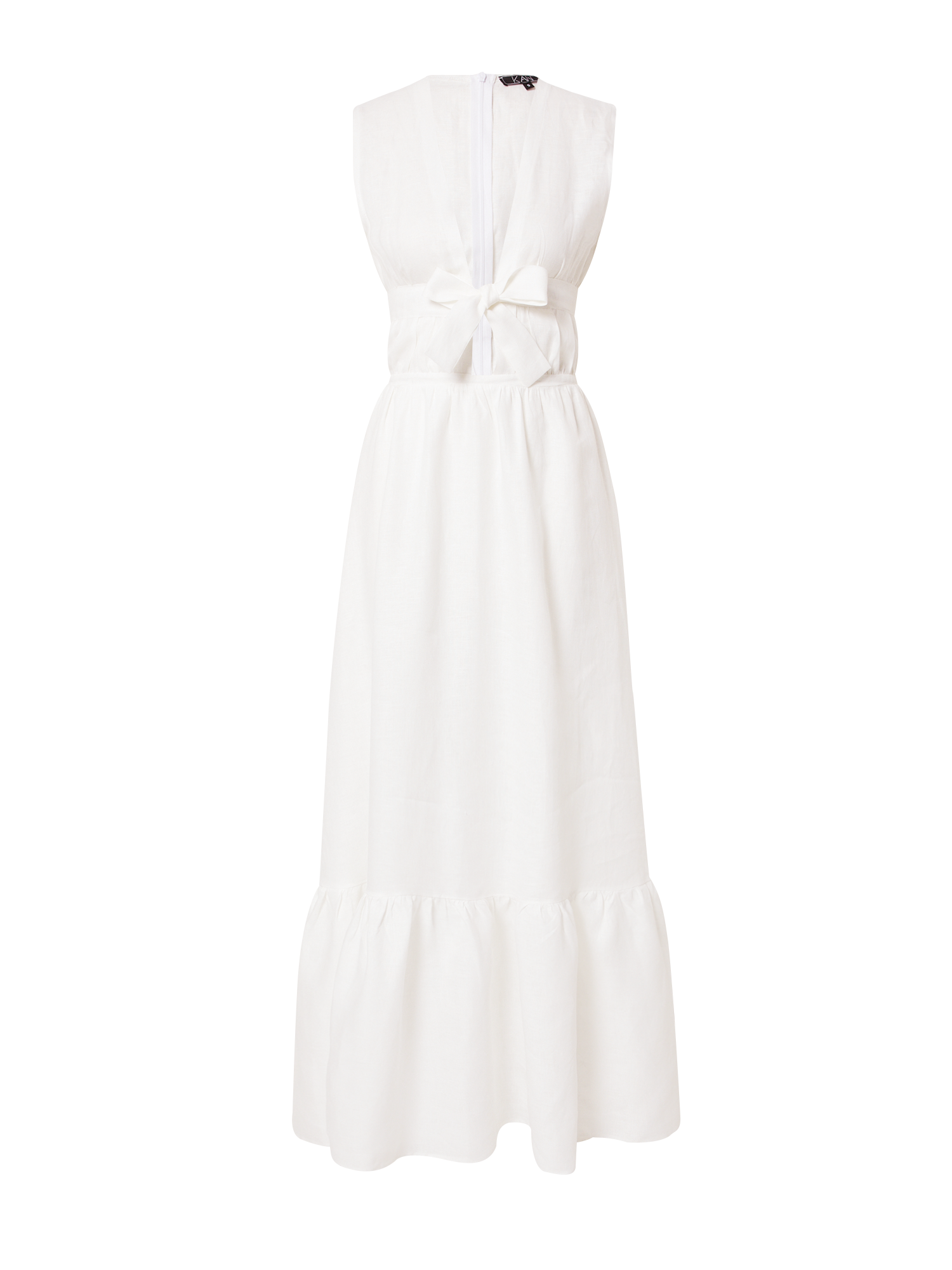 Kobiety Odzież KAN Letnia sukienka w kolorze Białym 
