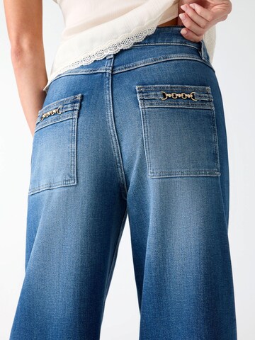 GUESS Wide Leg Jeans 'W6YAJGD1355' i blå