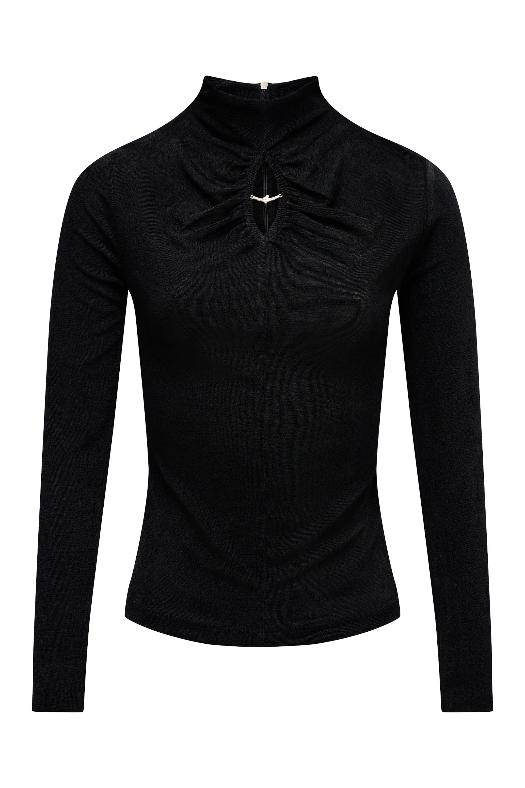 Salsa Jeans Shirt in Zwart: voorkant