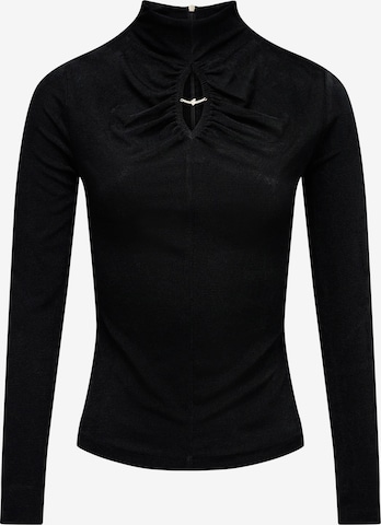 T-shirt Salsa Jeans en noir : devant