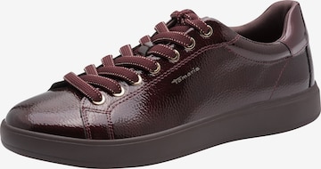 Sneaker low de la Tamaris pe roșu: față
