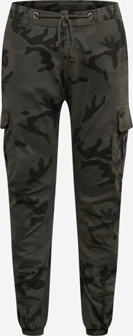 Effilé Pantalon cargo Urban Classics en gris : devant