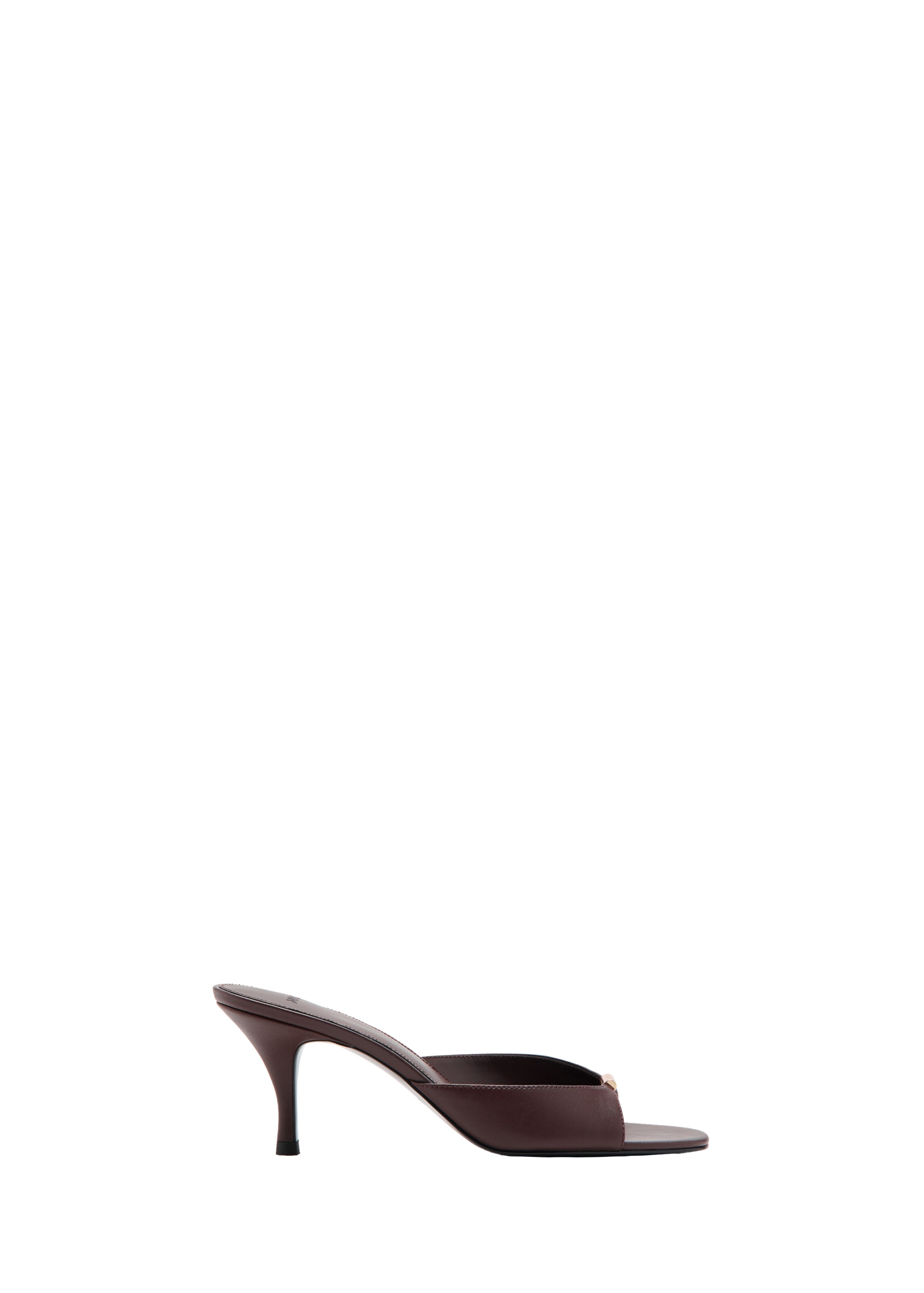 MANGO Mule 'BLOOM' in Red: front