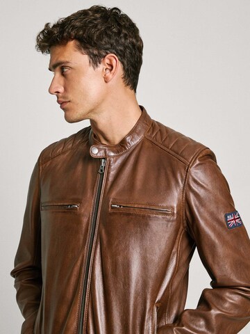 Pepe Jeans Between-season jacket 'Malvar' in Brown