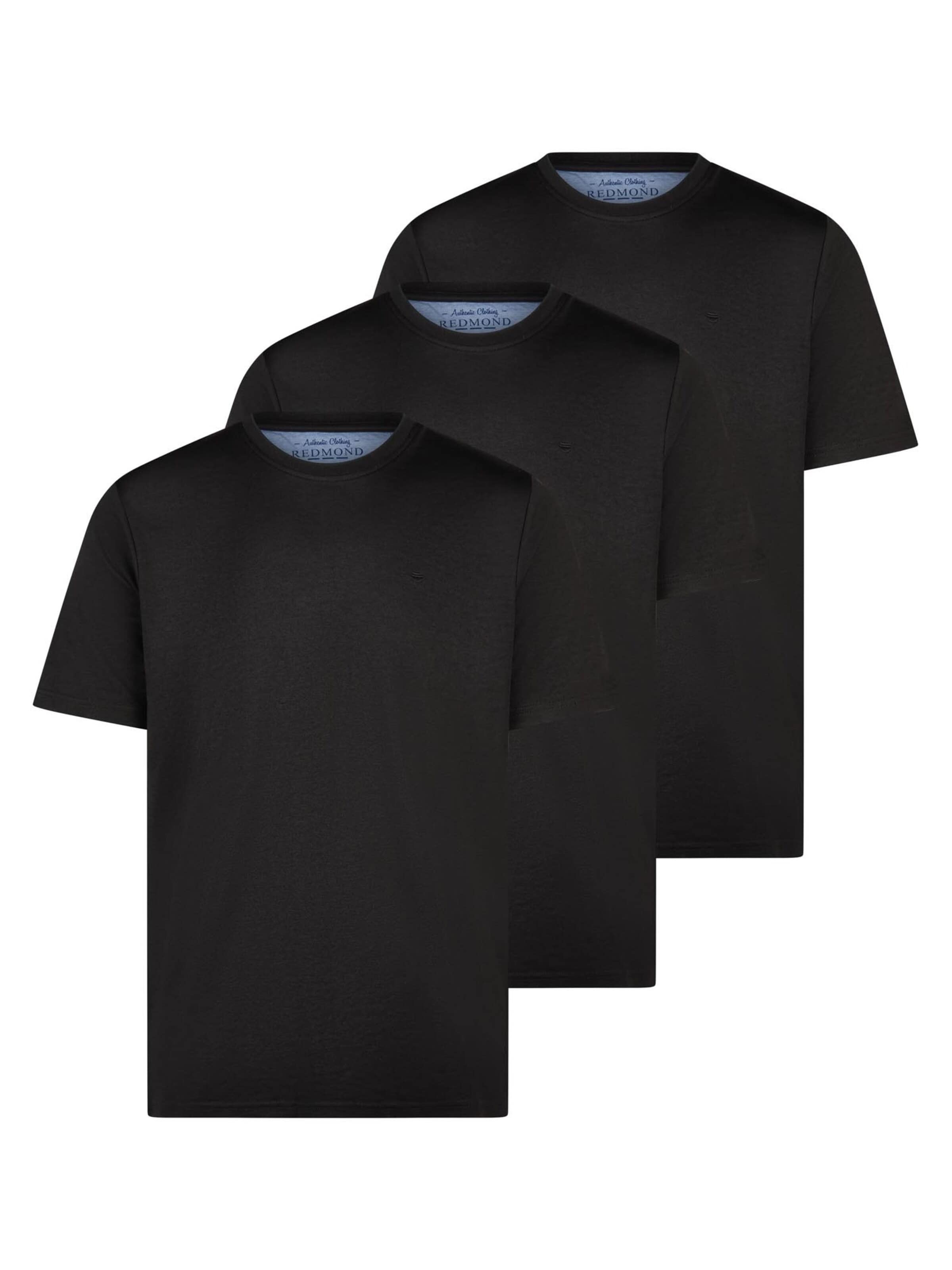 redmond Shirt 'Basic' in Black: front