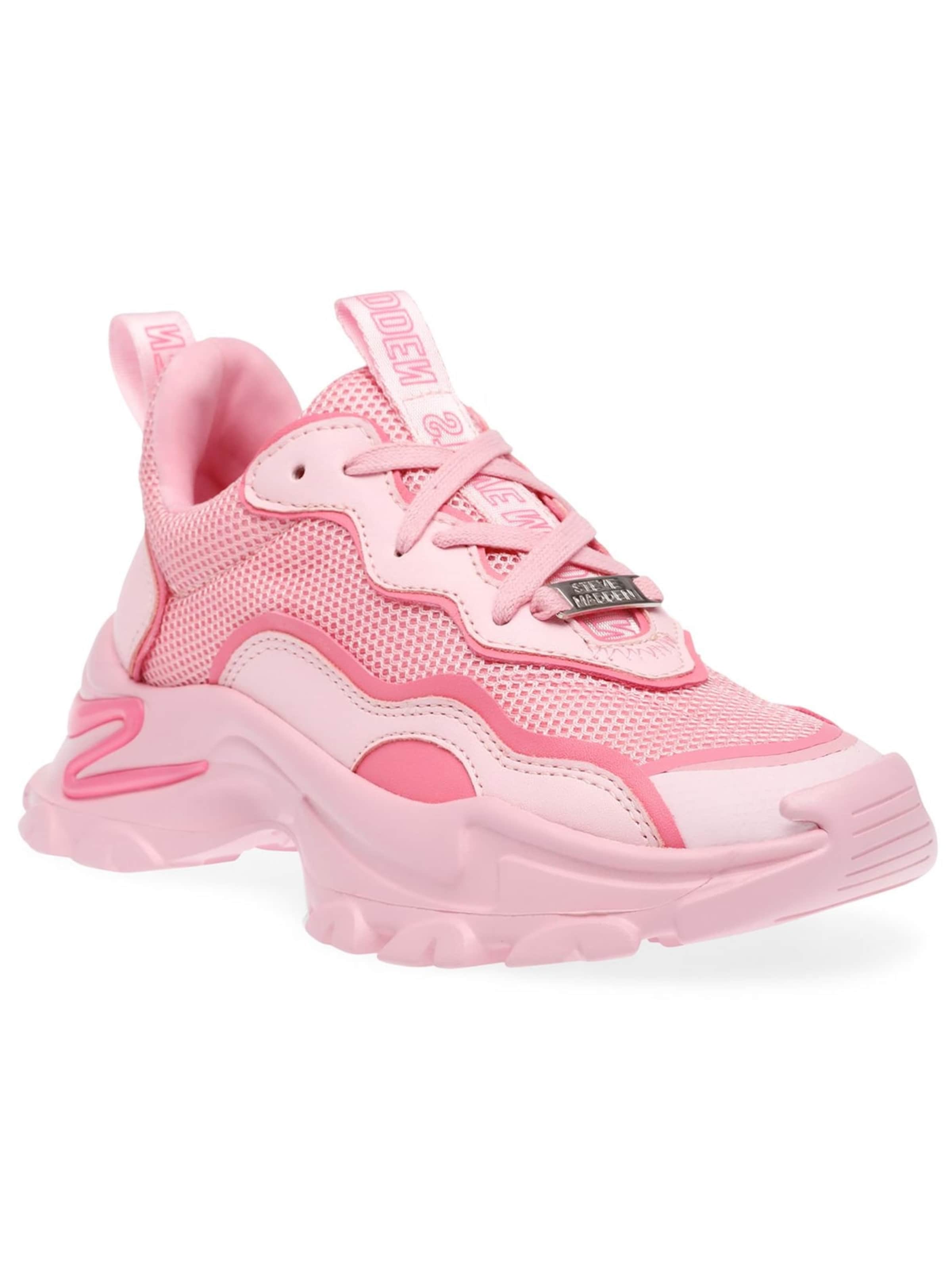 STEVE MADDEN Buty sportowe sznurowane 'W Manerva Pink Candy Shoes' w kolorze różowy: przód