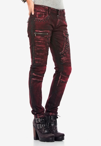CIPO & BAXX Slim fit Jeans in Red