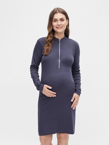 MAMALICIOUS Jurk 'Mila Lia' in Blauw: voorkant