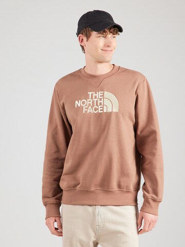 Felpa 'DREW PEAK' di THE NORTH FACE in beige: frontale