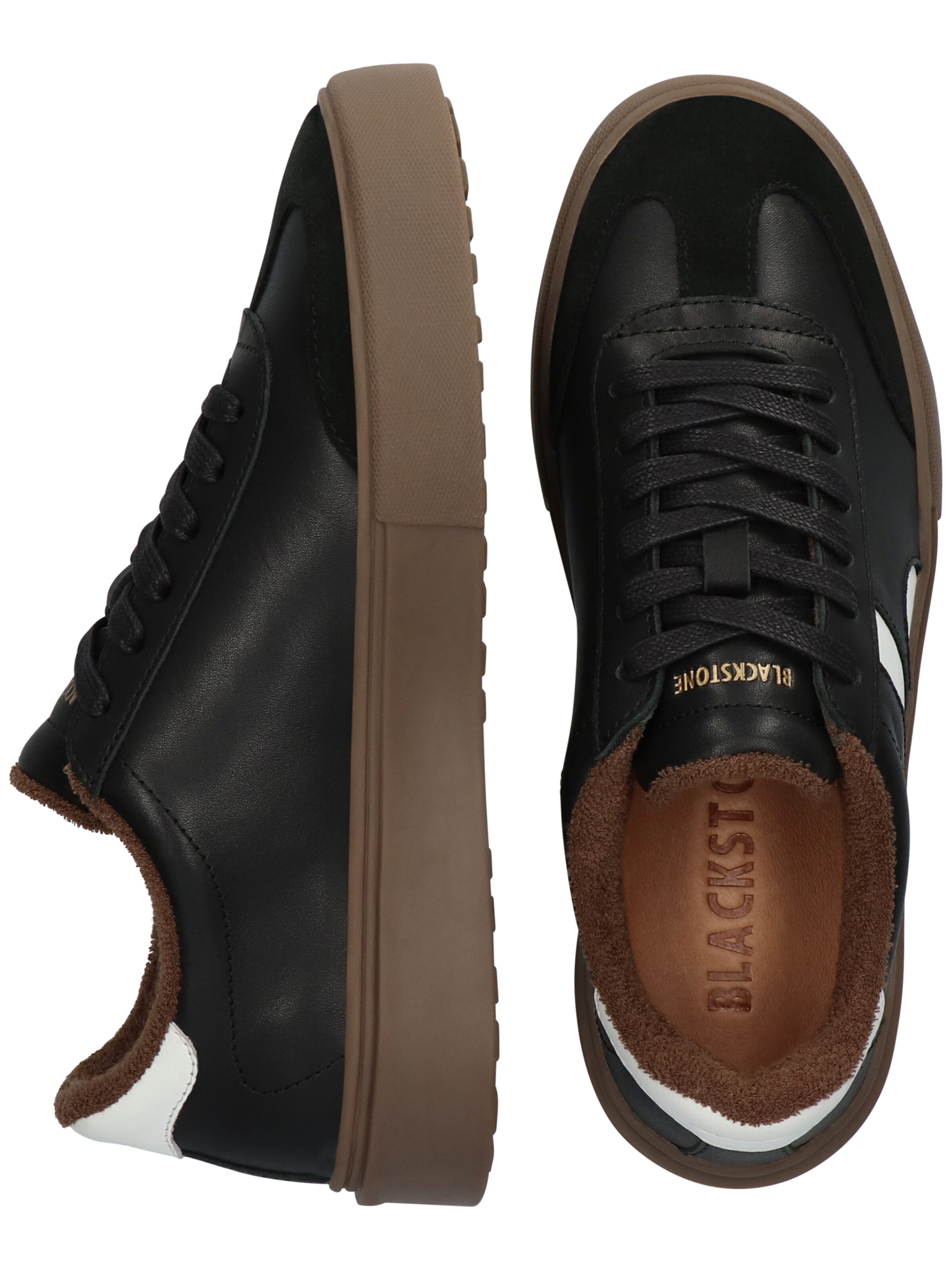 BLACKSTONE Låg sneaker 'Quartz Auden EL280' i svart