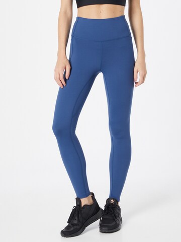 UNDER ARMOUR - Skinny Calças de desporto 'Meridian' em azul: frente