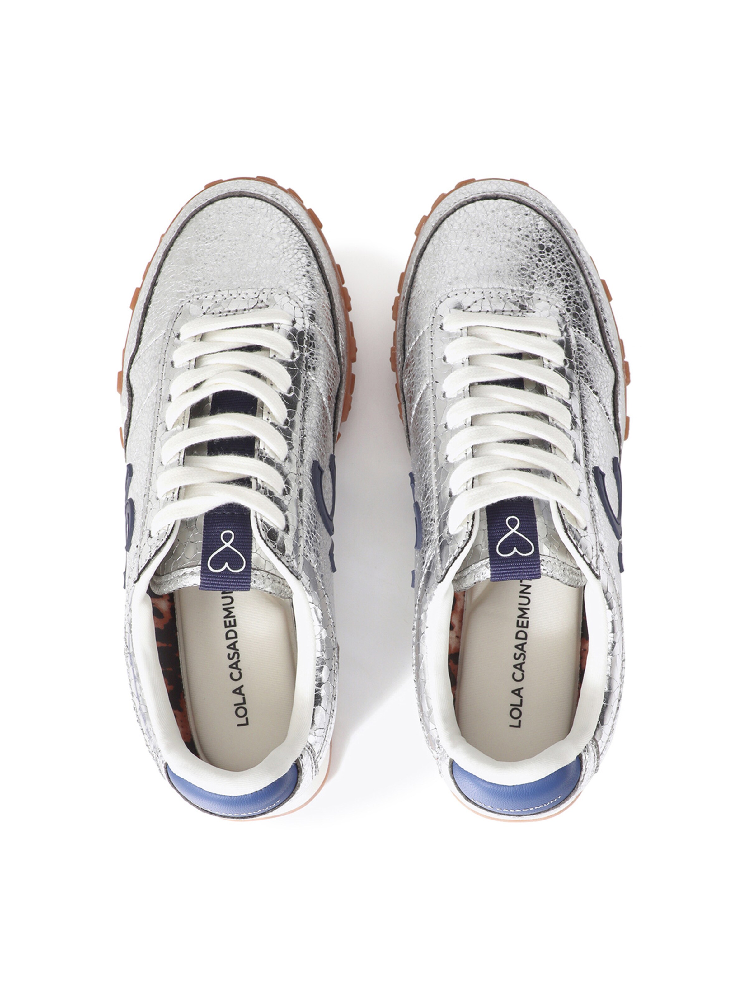 Baskets basses Lola Casademunt en argent