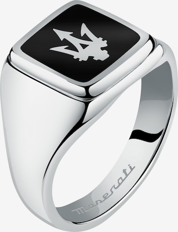 Maserati Ring in Silver: front