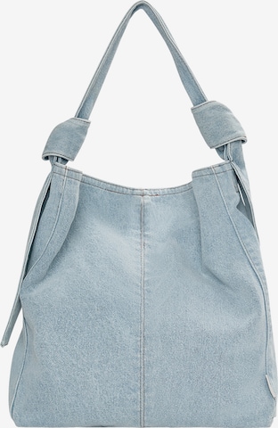Cabas Pull&Bear en bleu : devant
