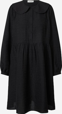 modström שמלות חולצה בשחור: מלפנים