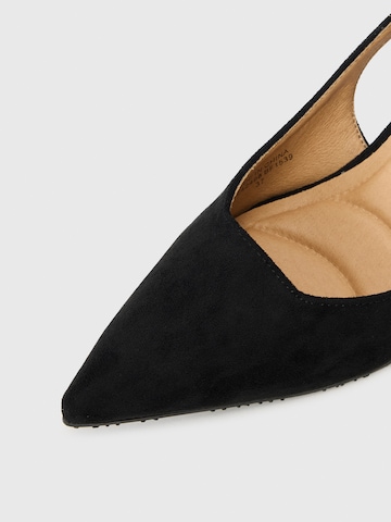 Bianco Slingpumps 'Maralyn' in Zwart