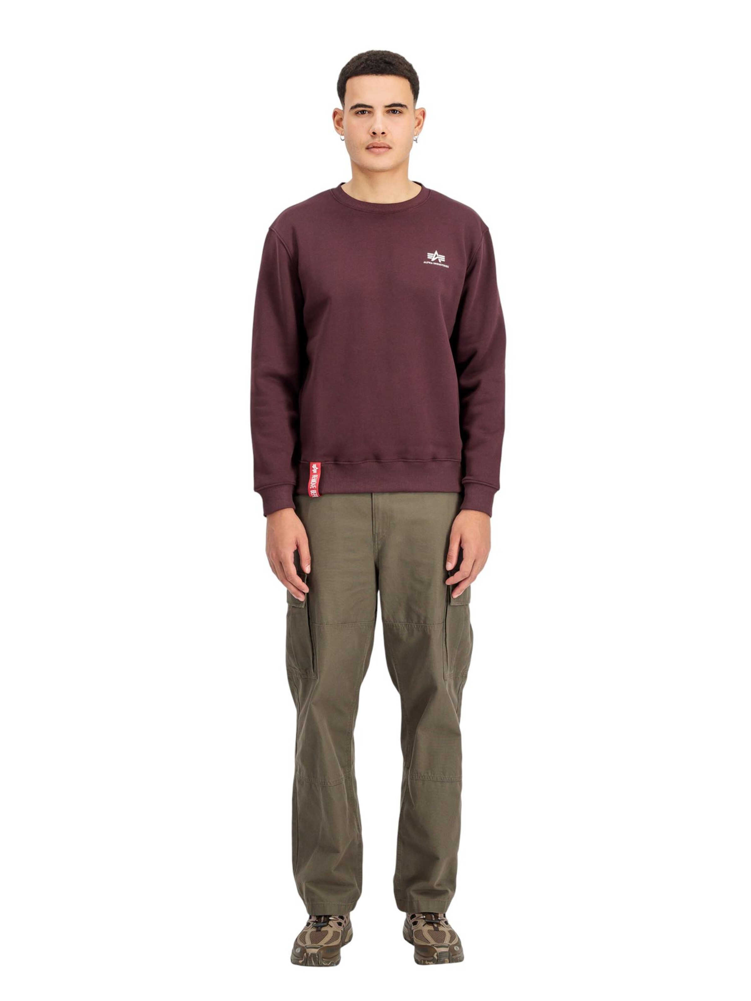 ALPHA INDUSTRIES Sweatshirt 'Basic'‌‌ in Rot