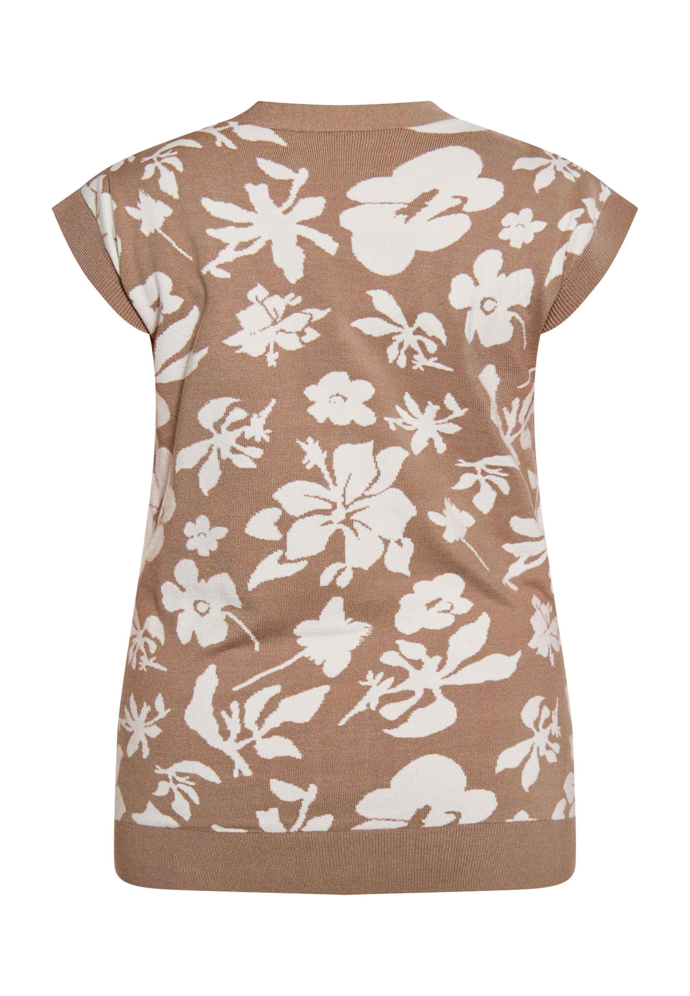 Usha Вязаная жилетка в Коричневый