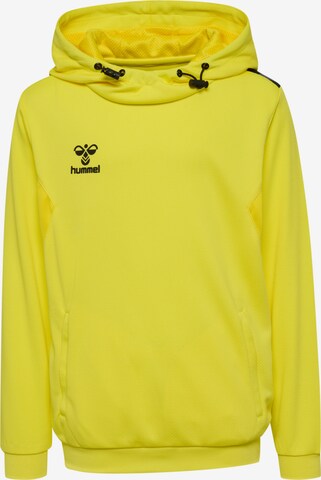 Sweat de sport 'Authentic' Hummel en jaune : devant