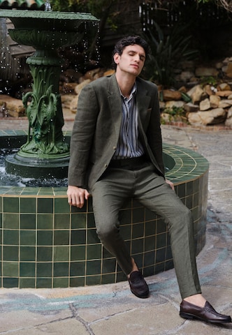 Next Slim fit Business-colbert 'Signature' in Groen