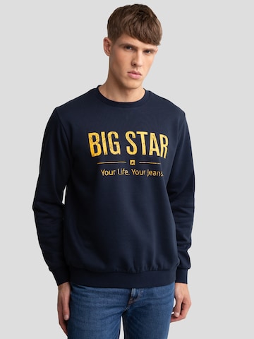 BIG STAR Sweatshirt 'SETOR' in Blue: front