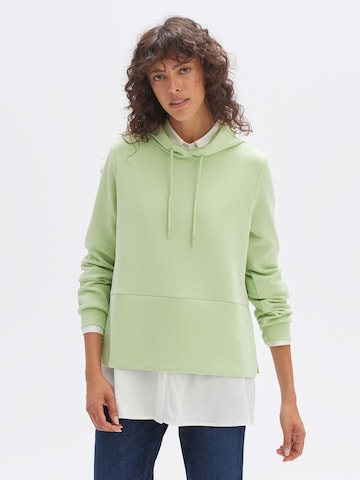 OPUS Sweatshirt 'Gammi' in Groen: voorkant