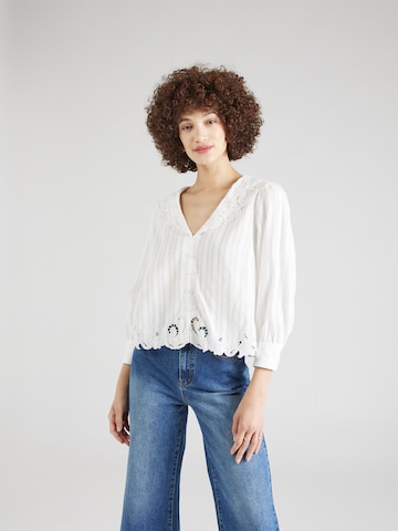 ABOUT YOU x Iconic by Tatiana Kucharova - Blusa 'Greta' em branco: frente