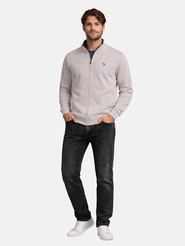 U.S. POLO ASSN. Sweatjacke in Beige